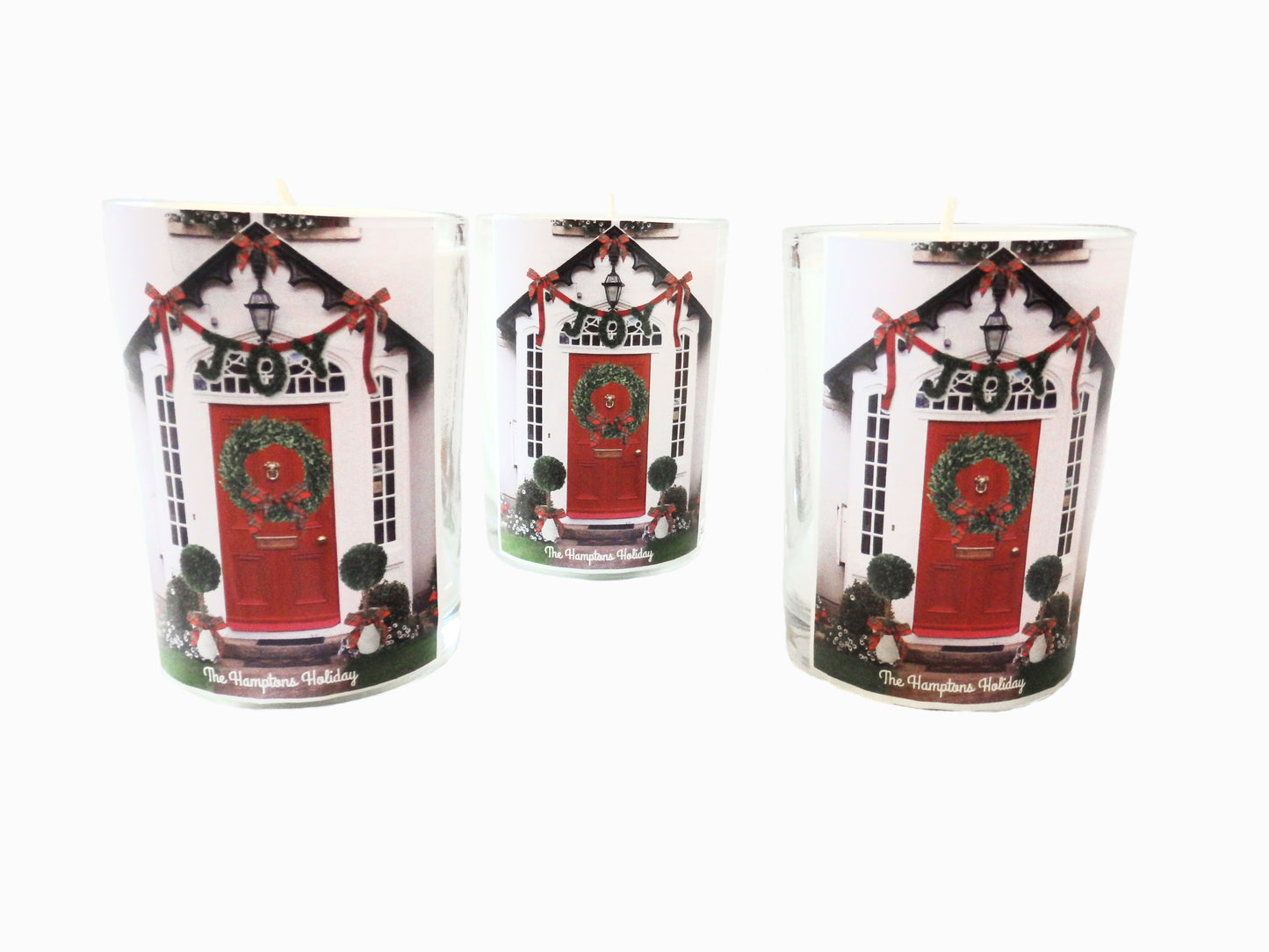 The Hamptons Holiday Candle Jar with Lid-Coconut Soy Wax