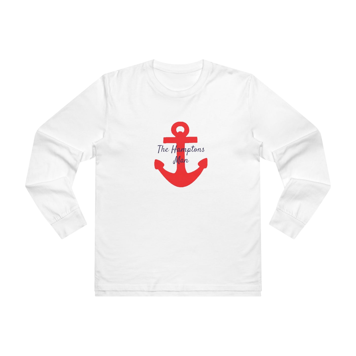 The Hamptons Man Anchor Long Sleeve Tee