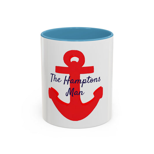 Hamptons Nautical Anchor  Coffee Mug