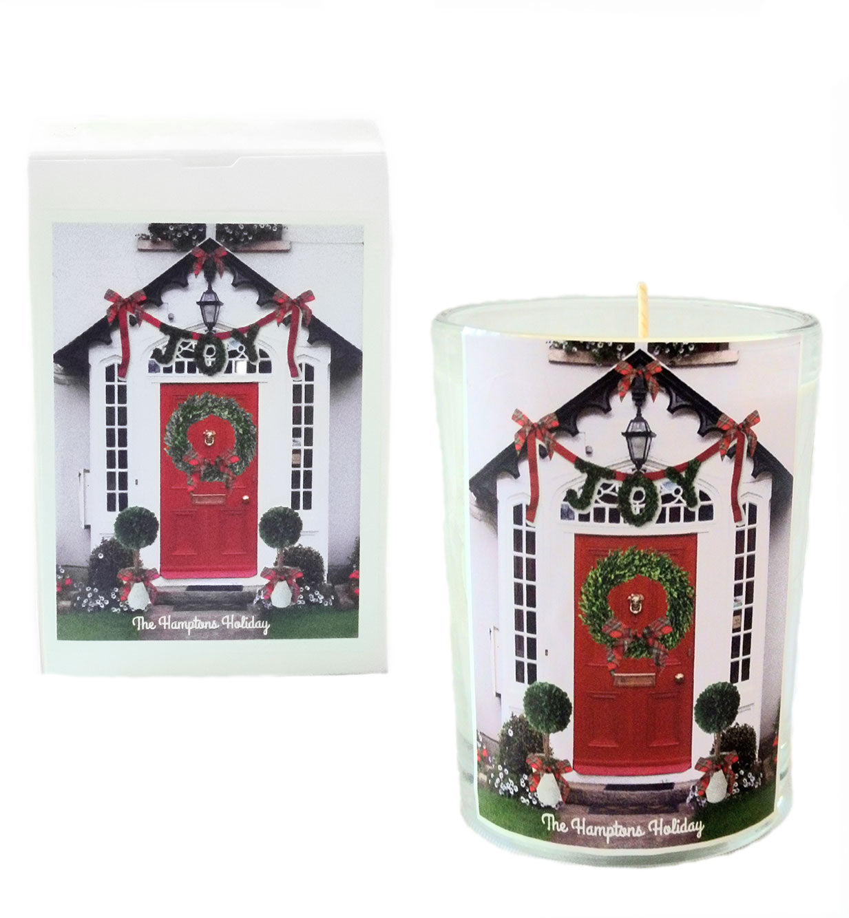 The Hamptons Holiday Candle Jar with Lid-Coconut Soy Wax