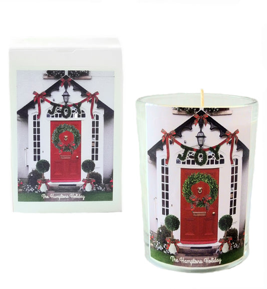 The Hamptons Holiday Candle Jar with Lid-Coconut Soy Wax