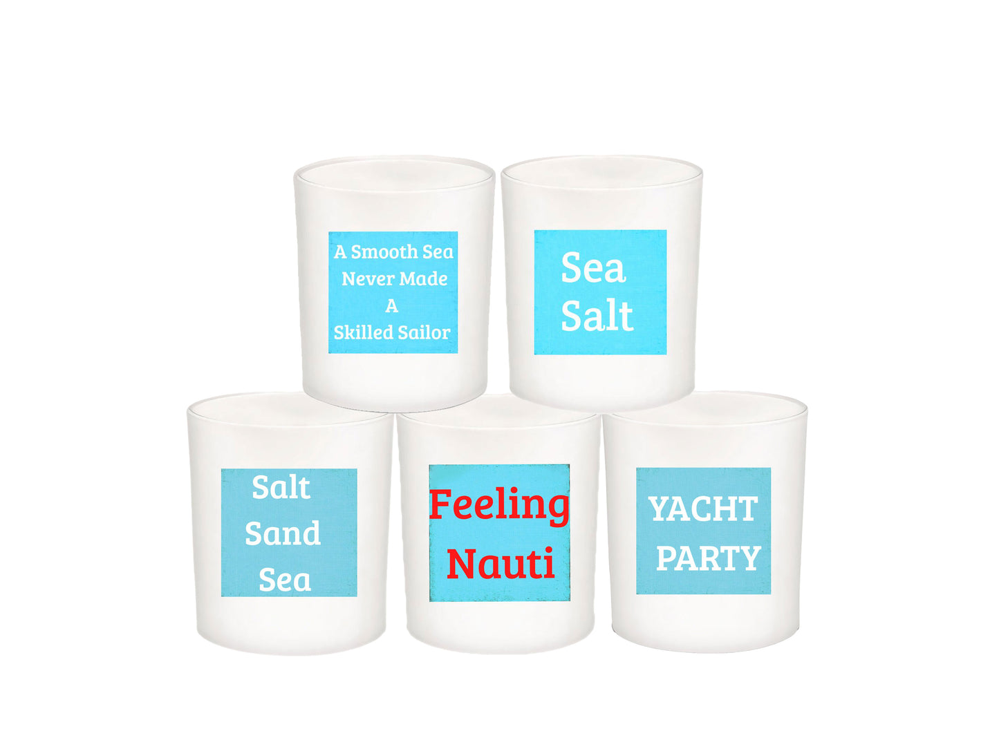 The Hamptons Man Candle Jar with Lid-Coconut Soy Wax